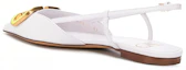 Lookbook (Women) Valentino VLOGO Slingback Flats 'White' TW0S0R02LEA25V