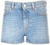 Buy (Women) Valentino Washed Zipper Casual Denim Shorts Women’s Blue 4B3DD16M8CR508
