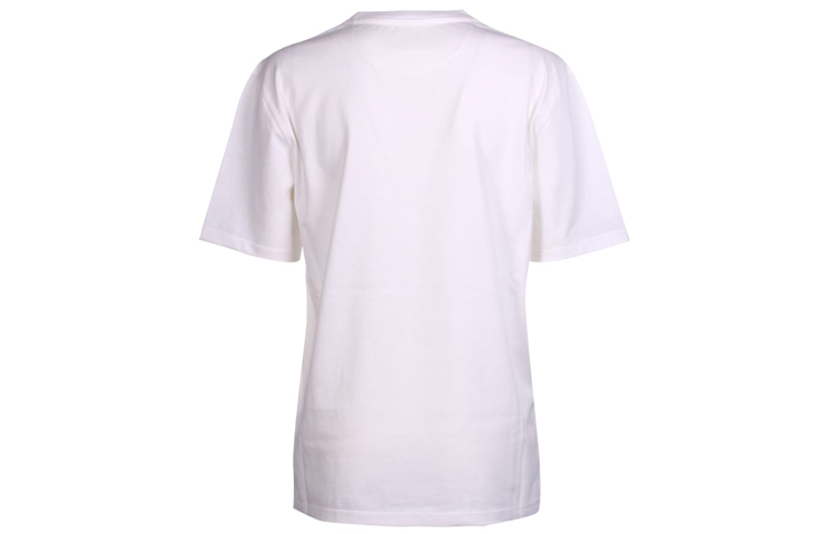 Lookbook (W) Valentino Kaos Oversized Putih Lengan Pendek dengan Cetak Huruf TB3MG04R55WA01