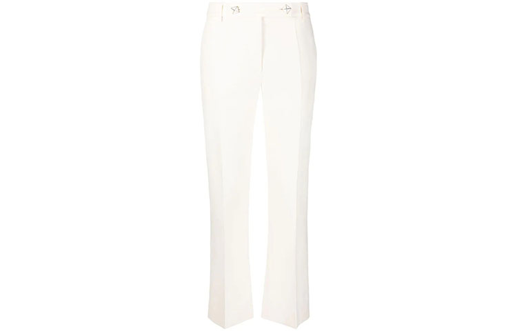 Order (W) 華倫天奴白色修身直筒中腰西裝長褲 FW21 BRB3651CFA03