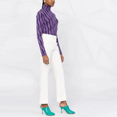 (W) 華倫天奴白色修身直筒中腰西裝長褲 FW21 BRB3651CFA03 Purchase (W) 華倫天奴白色修身直筒中腰西裝長褲 FW21 BRB3651CFA03