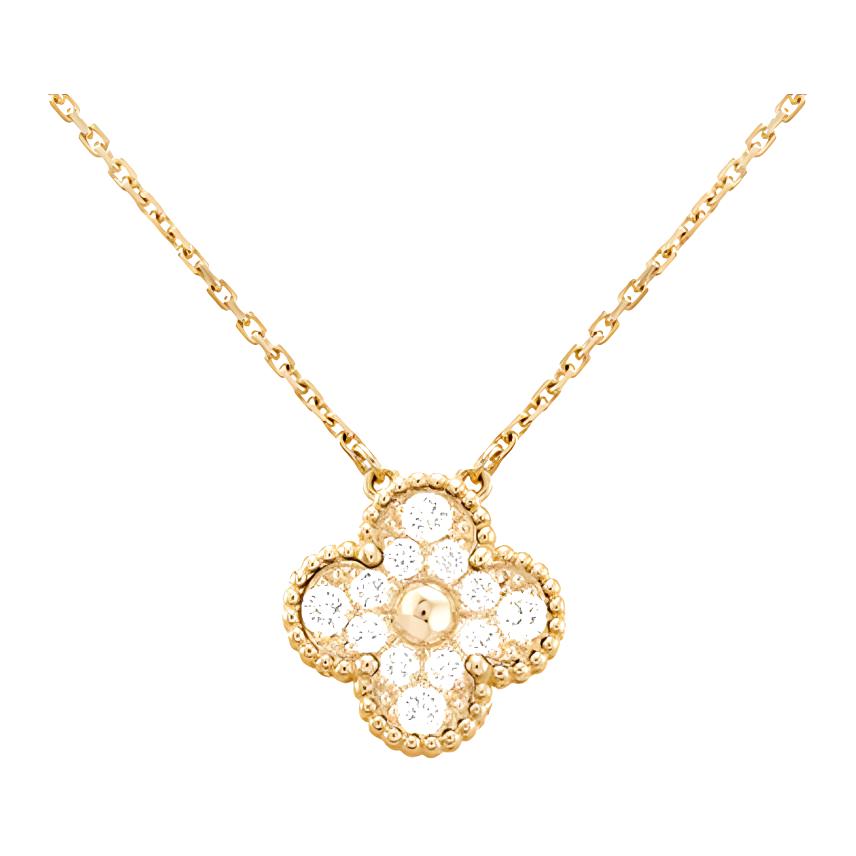 (Women) Van Cleef & Arpels 18K Gold Pendant Necklace for Women. VCARA45300