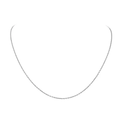 (Women) Van Cleef & Arpels 18K White Gold Chain Necklace 42cm for Women. VCARO26L00