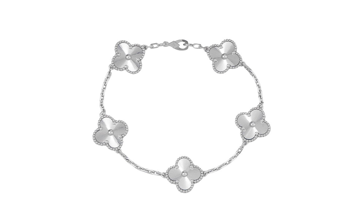 (Women) Van Cleef & Arpels 18K White Gold Ladies Bracelet - Silver Fashion Accessory VCARP9XE00