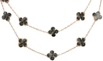 (Women) Van Cleef & Arpels 2023 Limited Obsidian Pendant Necklace Black for Women. VCAsilver20 (Women) Van Cleef & Arpels 2023 Limited Obsidian Pendant Necklace Black for Women. VCAsilver20