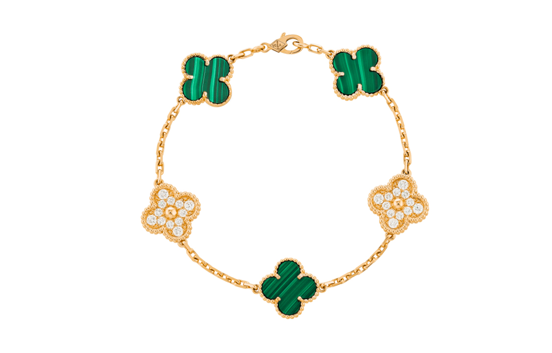 (Women) Van Cleef & Arpels  Sweet K Gold Bracelet - Elegant Korean Style VCARO7GQ00