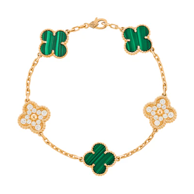 (Women) Van Cleef & Arpels Sweet K Gold Bracelet - Elegant Korean Style VCARO7GQ00