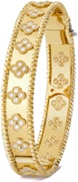 (Women) Van Cleef & Arpels Alhambra 18K Gold Diamond Bracelet Gold. VCARO3YB00 (Women) Van Cleef & Arpels Alhambra 18K Gold Diamond Bracelet Gold. VCARO3YB00