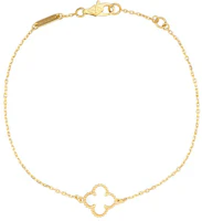 (Women) Van Cleef & Arpels Alhambra Mother of Pearl 18K Gold Bracelet for Women. VCARF68800 (Women) Van Cleef & Arpels Alhambra Mother of Pearl 18K Gold Bracelet for Women. VCARF68800