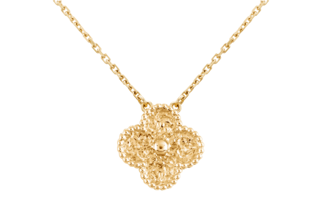 Purchase (W) Kalung Van Cleef & Arpels Classic 18k Emas Wanita - Trendi & Elegan. VCARO1IF00