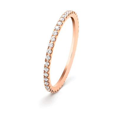 (Women) Van Cleef & Arpels Félicité Rose Gold Ring. VCARO8BO00