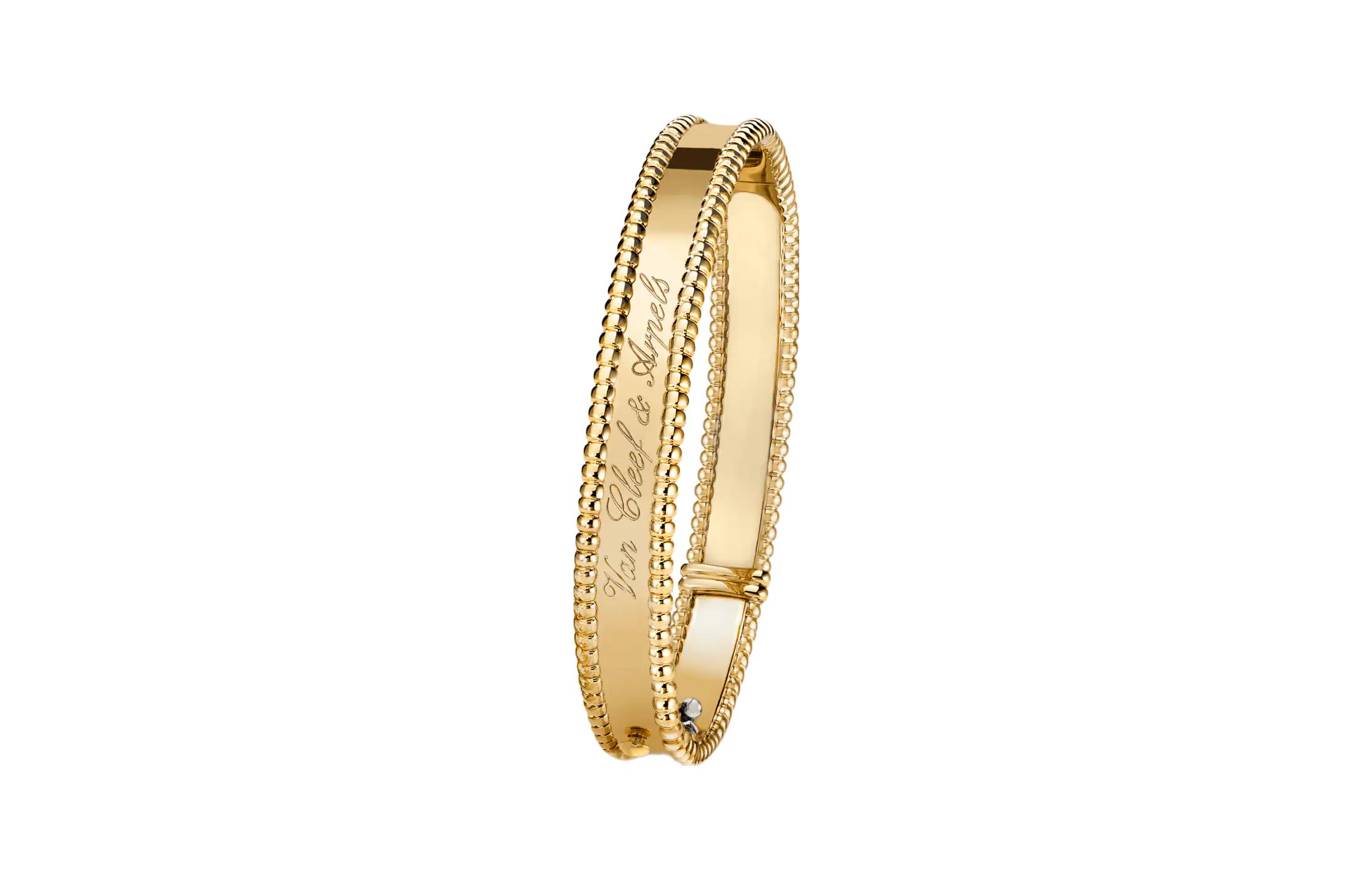 (Women) Van Cleef & Arpels Kaleidoscope 18K Gold  Bracelet. VCARP3K
