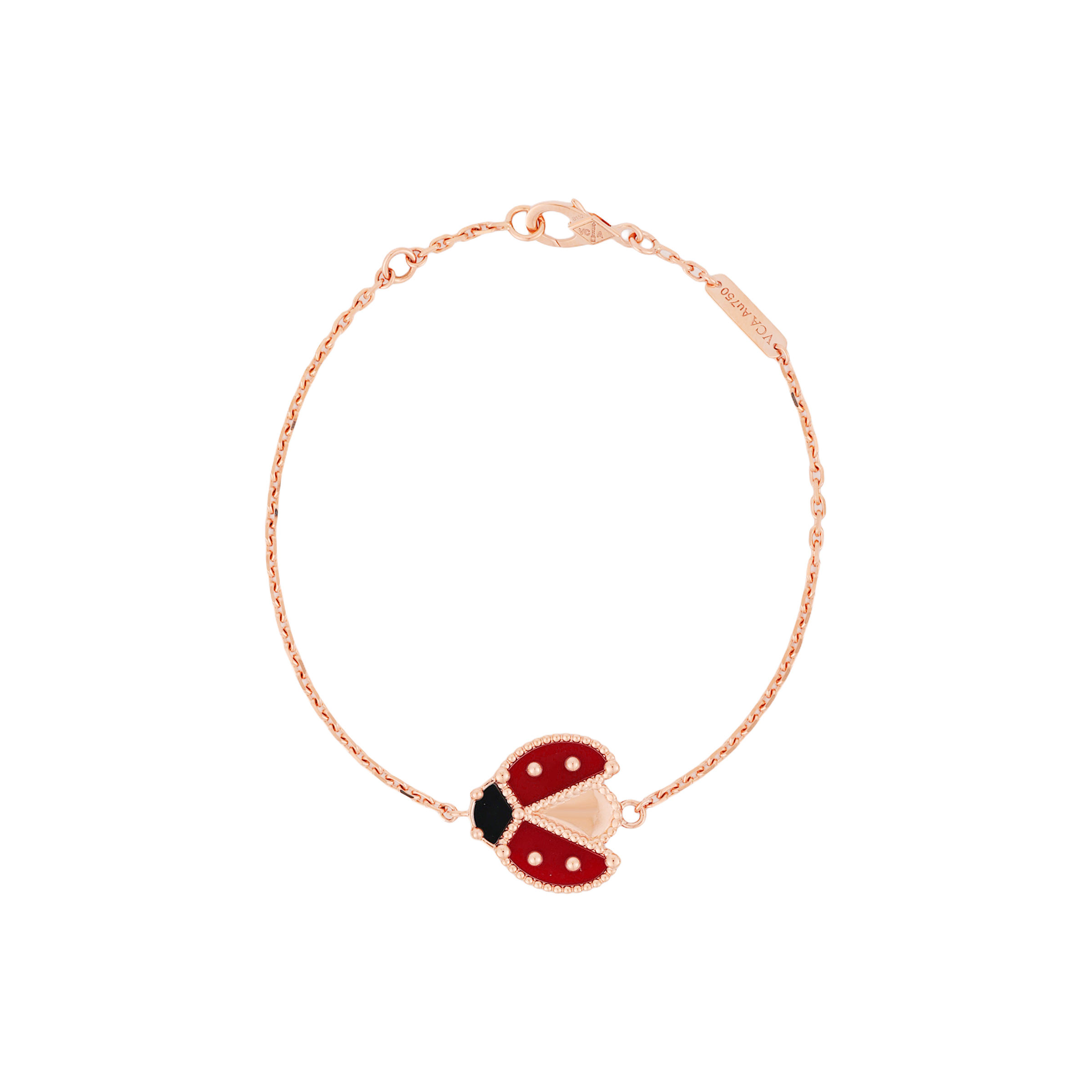 (Women) Van Cleef & Arpels Lucky Spring Red Alloy Bracelet for Women VCARP7R100