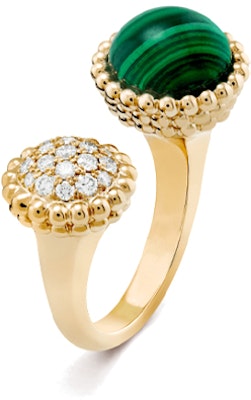 (W) 梵克雅寶Perlée Couleurs孔雀石戒指女性款式 VCARO9SU00 Order (W) 梵克雅寶Perlée Couleurs孔雀石戒指女性款式 VCARO9SU00