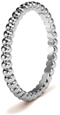 (W) Van Cleef & Arpels Perlée Kaleidoscope Cincin Emas Putih Kecil Silver. VCARN31700 Shop (W) Van Cleef & Arpels Perlée Kaleidoscope Cincin Emas Putih Kecil Silver. VCARN31700