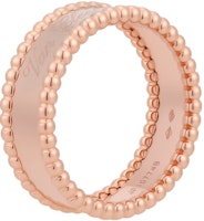 (Women) Van Cleef & Arpels Perlée Rose Gold Ring for Women. VCARN32400 (Women) Van Cleef & Arpels Perlée Rose Gold Ring for Women. VCARN32400