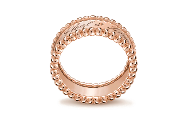 Order (W) Cincin Van Cleef & Arpels Perlée Rose Gold Wanita. VCARN32400