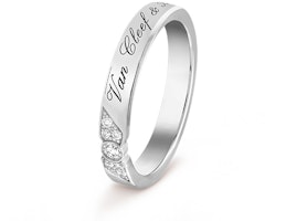 (Women) Van Cleef & Arpels Toujours Signature Etoiles Platinum Ring for Women VCARP5YV00 (Women) Van Cleef & Arpels Toujours Signature Etoiles Platinum Ring for Women VCARP5YV00