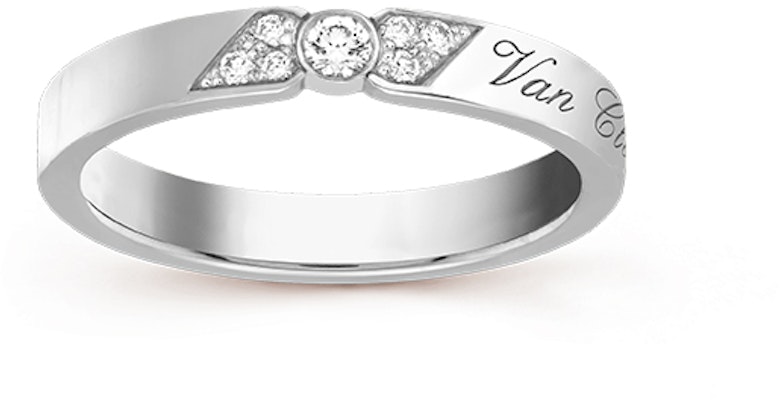 (W) Van Cleef & Arpels Cincin Platinum Wanita Toujours Signature Etoiles. VCARP5YV00 Lookbook (W) Van Cleef & Arpels Cincin Platinum Wanita Toujours Signature Etoiles. VCARP5YV00