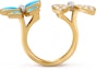 Purchase (W) Van Cleef & Arpels Two Butterfly Cincin Emas Kuning Antara Jari. VCARP7UZ00