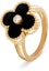 Purchase (W) Anillo de Trébol Vintage Alhambra de Oro 18k con Diamantes para Mujer Van Cleef. VCARA41000