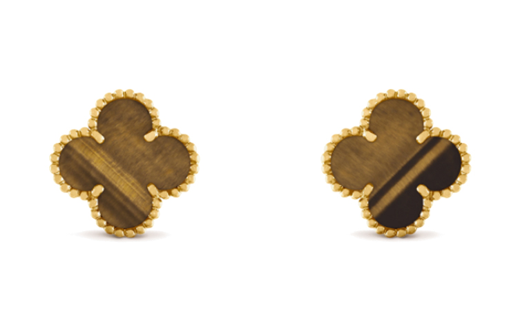 Order (W) Anting Wanita Van Cleef & Arpels Vintage Alhambra Gold Stud. VCARD40500
