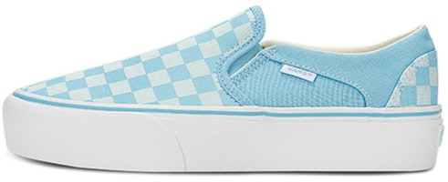 (Women) Vans Asher Platform California 'Blue White' VN0A3WMMYRQ (Women) Vans Asher Platform California 'Blue White' VN0A3WMMYRQ