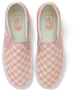 Vans Asher 高底運動鞋 防滑耐磨 低筒 板鞋 女款 粉白 Shop Vans Asher 高底運動鞋 防滑耐磨 低筒 板鞋 女款 粉白