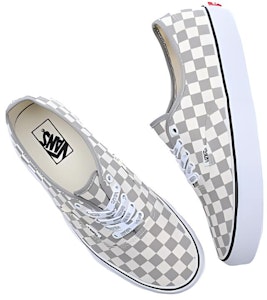 Vans Authentic 耐磨輕便 低筒 滑板鞋 女款 灰色 Shop Vans Authentic 耐磨輕便 低筒 滑板鞋 女款 灰色