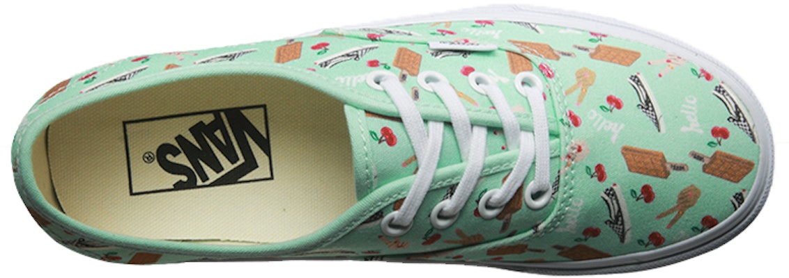 Vans Authentic 滑板鞋 '浅绿' VN0A38EMMQQ Lookbook Vans Authentic 滑板鞋 '浅绿' VN0A38EMMQQ