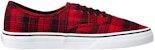 반스 어센틱 체크 레드블랙 (Bans Aoseantik Chekeu Redeublaek) VN0A348AM1U