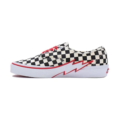 (W) Vans Authentic Bolt Checkerboard 'Black White'