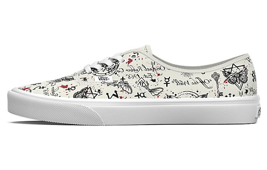 (Women) Vans Authentic Graphic Shoes 'White Black' VN0A5KS9KIG