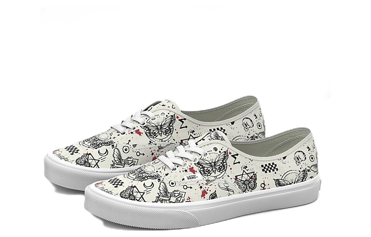 Lookbook Vans Authentic 潮流低筒板鞋 男女同款 白色