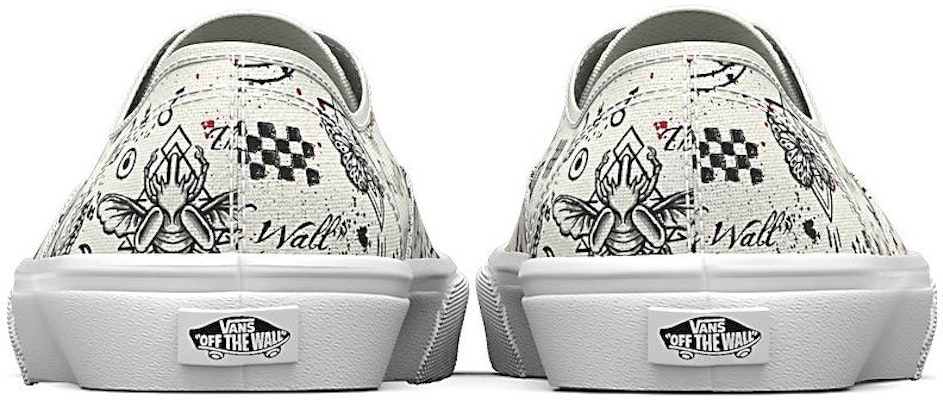 (Women) Vans Authentic Graphic Shoes 'White Black' VN0A5KS9KIG Shop (Women) Vans Authentic Graphic Shoes 'White Black' VN0A5KS9KIG