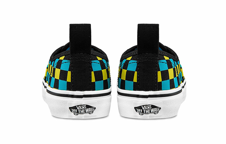 Purchase 大童 Vans Authentic 低筒 兒童滑板鞋 黑黃棋盤格