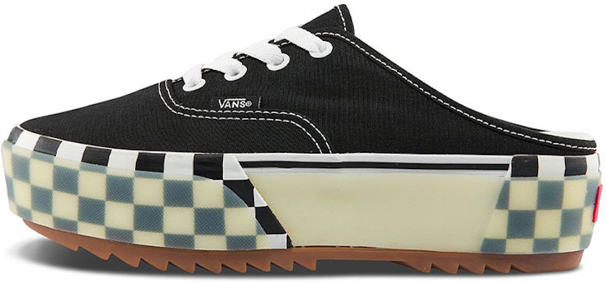 Vans Authentic Mule Stacked 'Black White' VN0A4BW18BM Buy Vans Authentic Mule Stacked 'Black White' VN0A4BW18BM