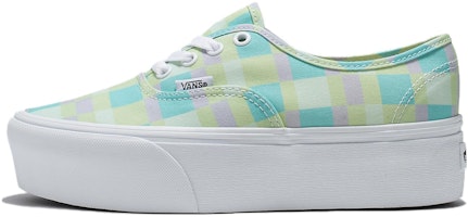 (Women) Vans Authentic Pastel Picnic Stackform Shoes 'Green White' VN0A5KXXPP5 (Women) Vans Authentic Pastel Picnic Stackform Shoes 'Green White' VN0A5KXXPP5