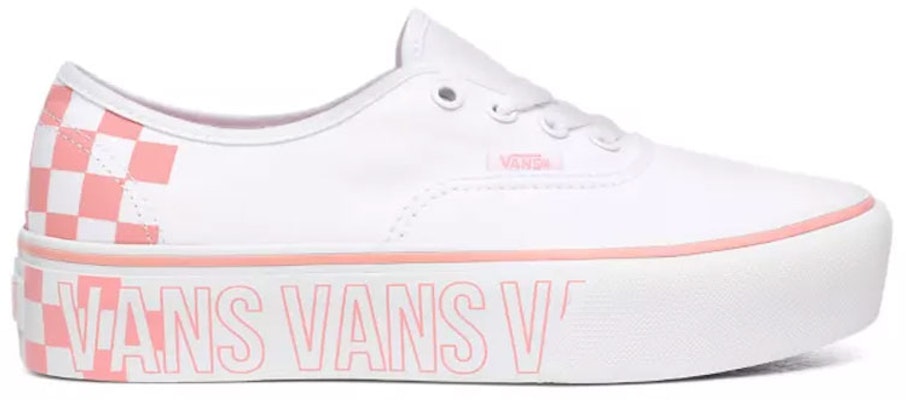 Vans Authentic 平台2.0 白色/粉色 VN0A3AV8AHP Order Vans Authentic 平台2.0 白色/粉色 VN0A3AV8AHP