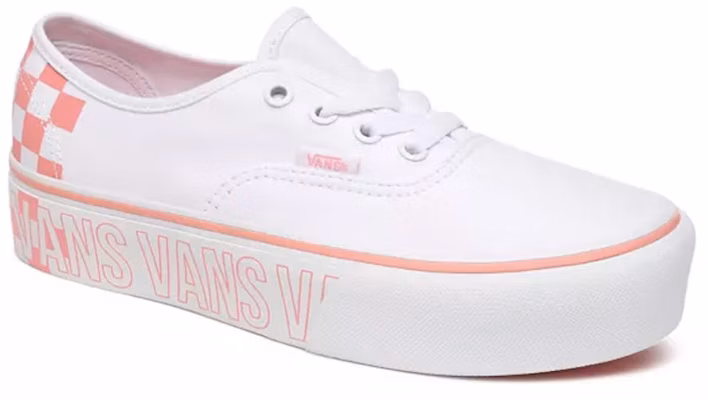 Vans Authentic 平台2.0 白色/粉色 VN0A3AV8AHP Lookbook Vans Authentic 平台2.0 白色/粉色 VN0A3AV8AHP