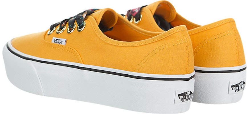 Vansオーセンティック プラットフォーム 黄/白 VN0A3AV8VL7 Lookbook Vansオーセンティック プラットフォーム 黄/白 VN0A3AV8VL7