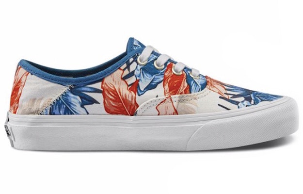 Vans Authentic SF 樹葉 耐磨防滑 低幫帆布鞋 女款 白 Order Vans Authentic SF 樹葉 耐磨防滑 低幫帆布鞋 女款 白