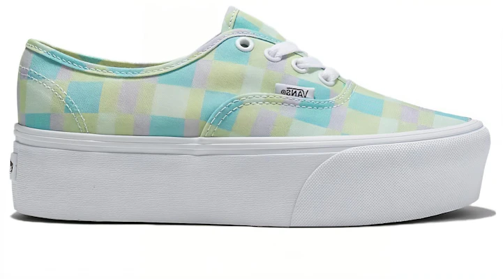 (W) Vans Authentic Pastel Picnic Stackform Zapatos 'Verde Blanco' VN0A5KXXPP5 Order (W) Vans Authentic Pastel Picnic Stackform Zapatos 'Verde Blanco' VN0A5KXXPP5