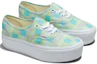Lookbook (W) Vans Authentic Pastel Picnic Stackform Zapatos 'Verde Blanco' VN0A5KXXPP5