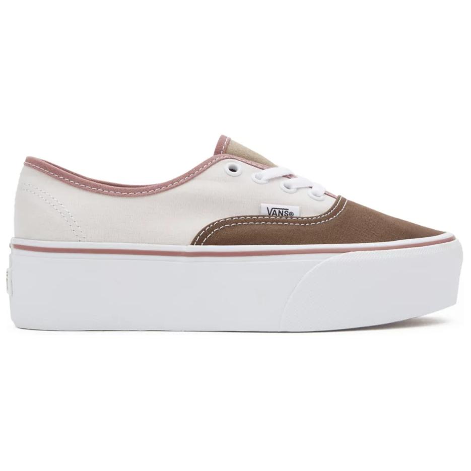 Order Vans Authentic Stackform 厚底百搭舒適 耐磨增高防滑 低幫 帆布鞋 女款 粉棕色