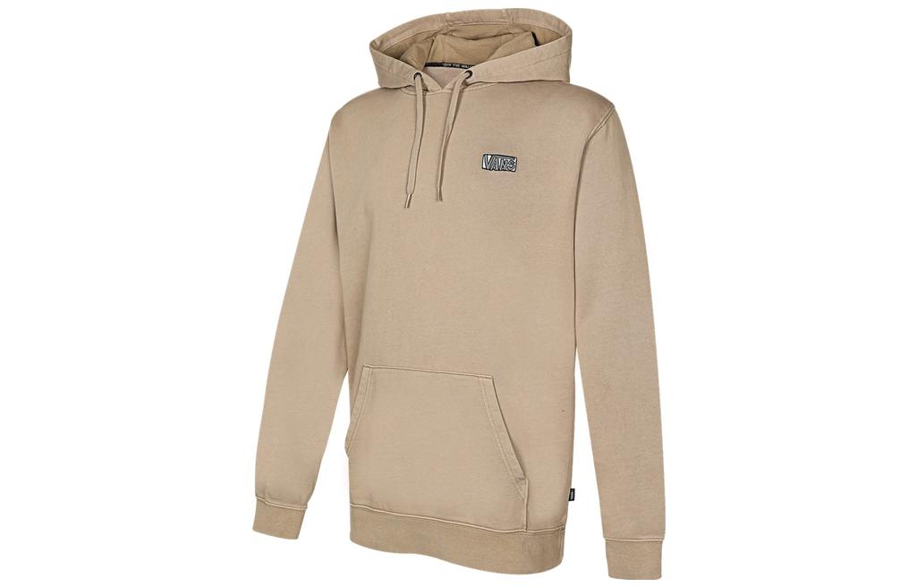 (Women) Vans Beige Pullover Hoodie Unisex Casual Sweatshirt VN0A5KE6YEH
