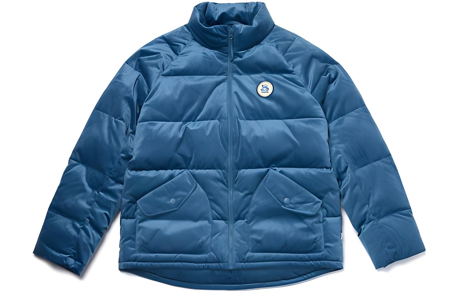 (Women) Vans Blue Outdoor Casual Multi-Pocket Zip-Up Jacket VN0A7YIIP8X