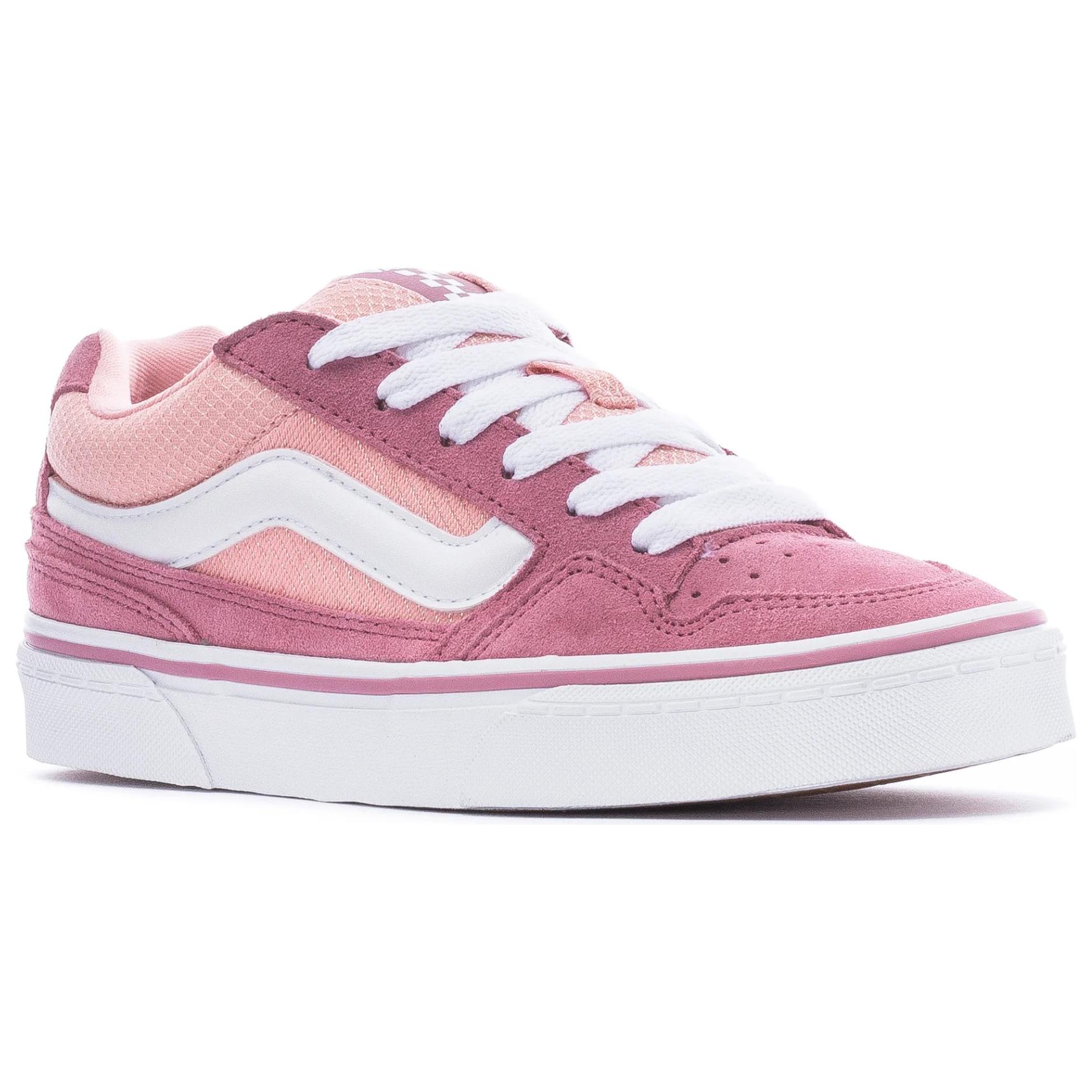 Shop Vans Caldrone 防滑減震耐磨 低幫 板鞋 女款 粉色