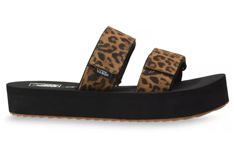 Order (W) Sandal Vans Cayucas Cetakan Harimau Bintang Hitam VN0A4U1X4Y5