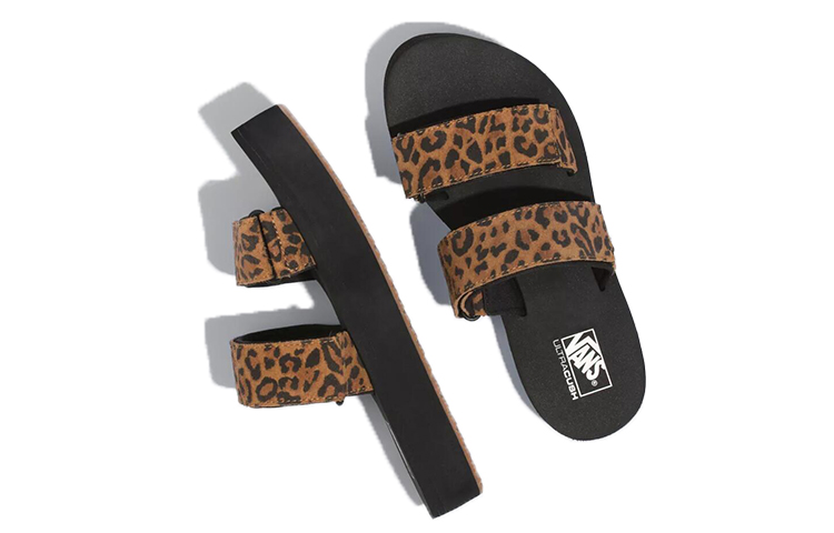 Lookbook (W) Vans Cayucas Sandalo Stampa Leopardata Nera VN0A4U1X4Y5